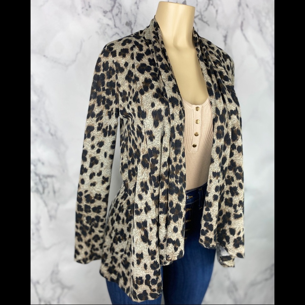 Leopard Flyaway Cardigan